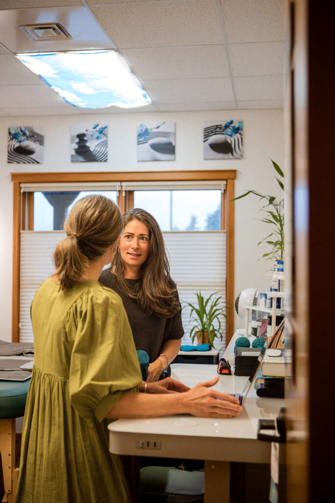 Woman seeking integrative care.